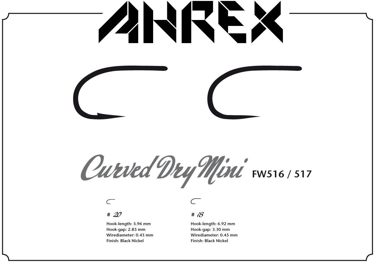 AHREX FW517 Curved Dry Mini Barbless