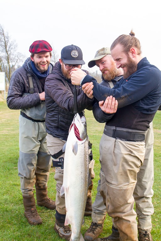 Opening day salmon – and something about dress code - Ahrex Hooks