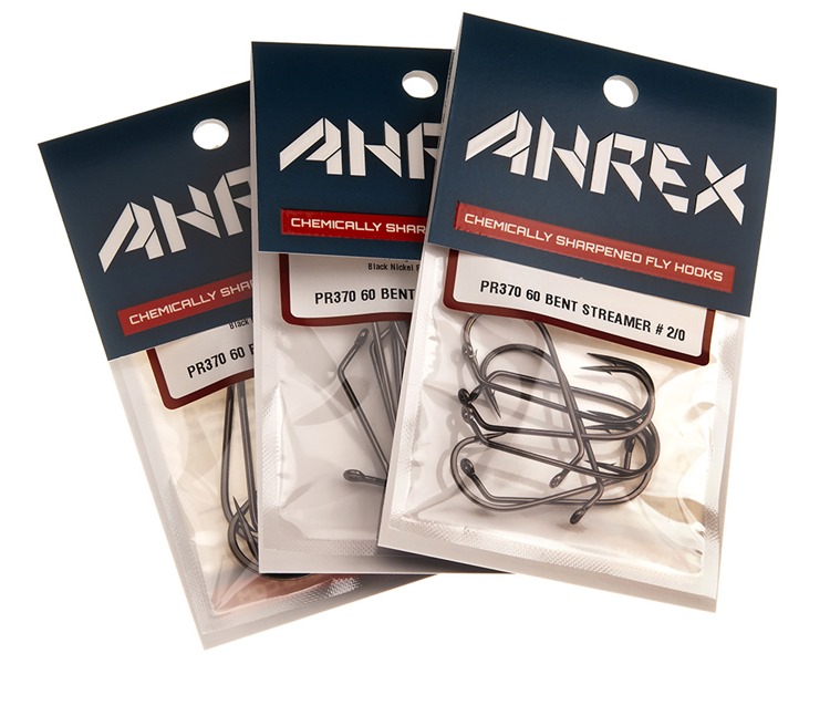 Ahrex PR370 60 Degree Bent Streamer - Group Picture - All sizes