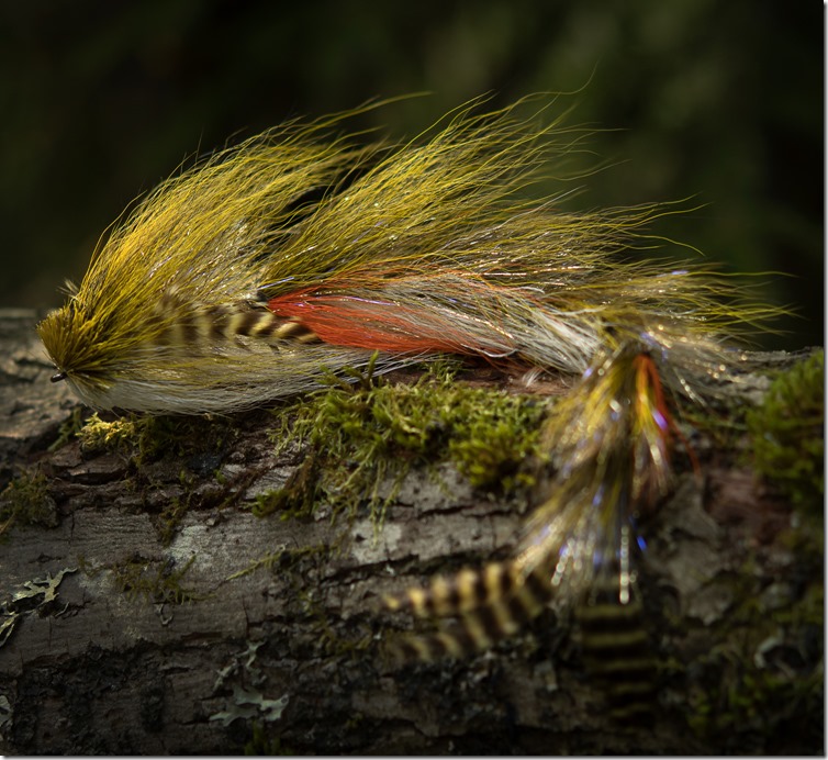 Buford Bucktail Changer - Olive by Nightmare Musky Flies-06