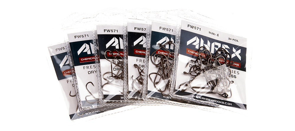  Ahrex Fw 511 Curved Dry Hook Barbless Size #10 : Sports &  Outdoors
