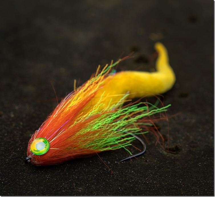 Yellow Wiggle Tail Pike Fly by Fabio Gasperoni-02