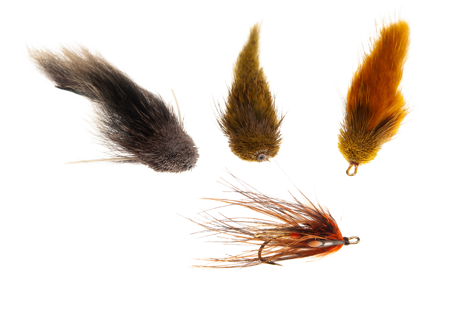 AHREX HR428G STANDARD DOUBLE GOLD HOOK - Fly Tying Salmon