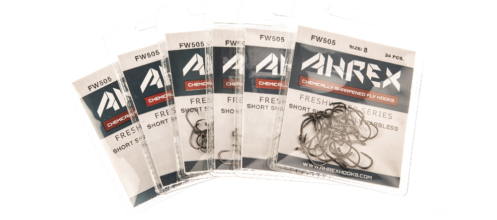 Ahrex FW505 Short Shank Dry Barbless #18 Trout Fly Tying Hooks