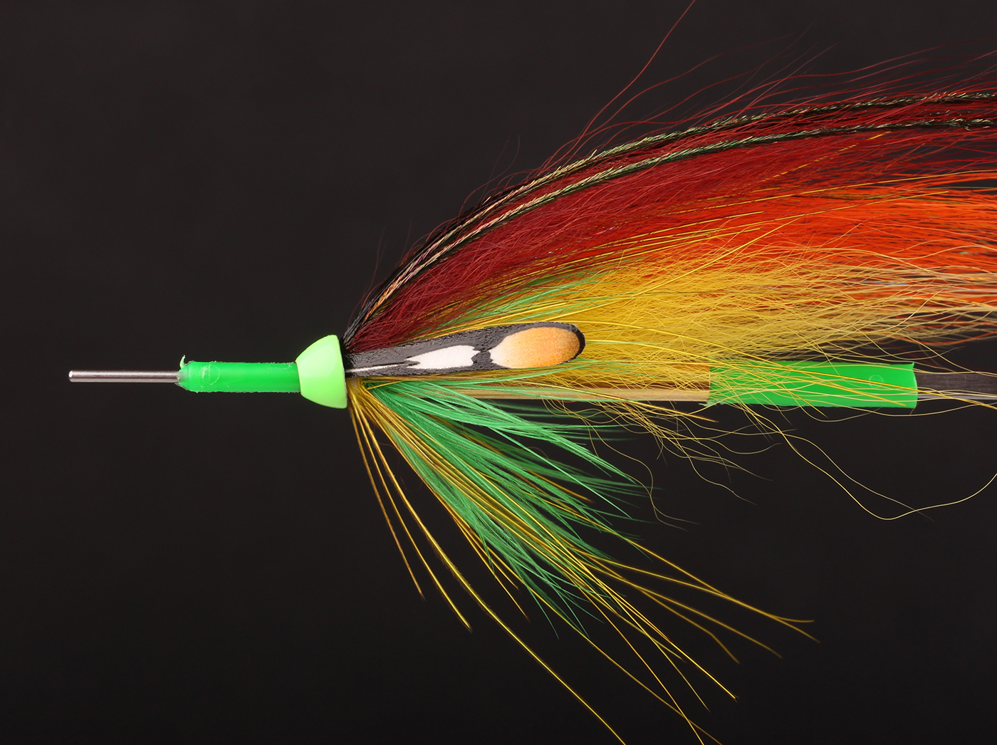 6 Green Highlander Salmon Flies Fishing Fly Hook 6 Custom Fly Hand Made in  USA