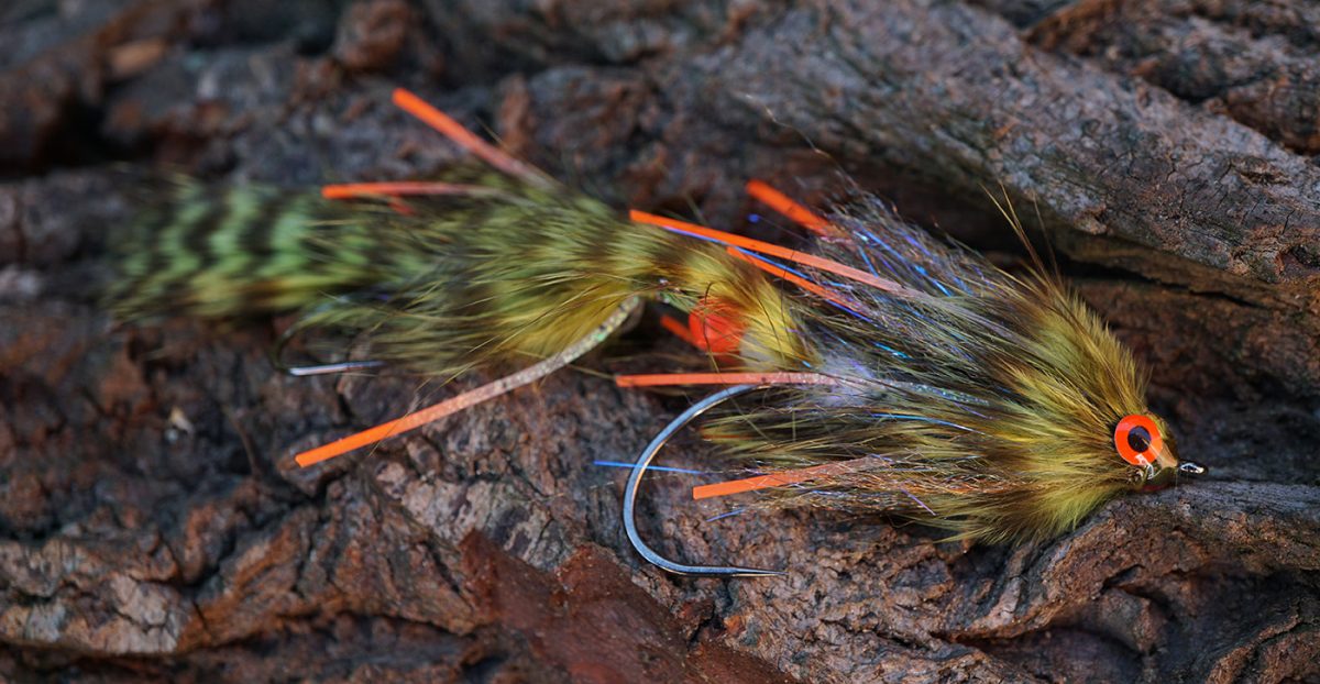 Brown Dungeon Streamer - Single Hook, BARBED