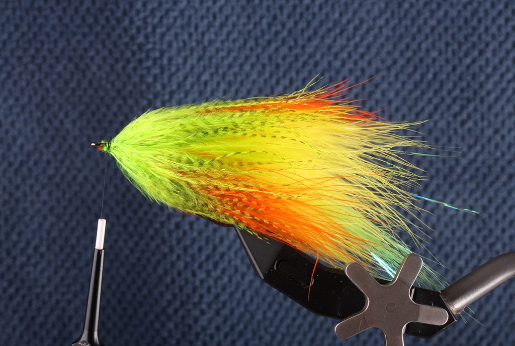 Pikeabou Deceiver - Orange/Chartruse, Flies