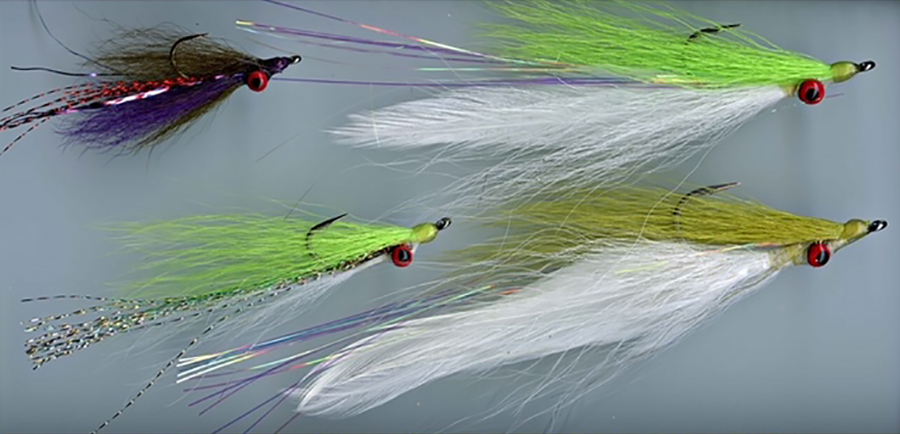 Tying a non fouling Fuzzy Minnow for Perch and Bass