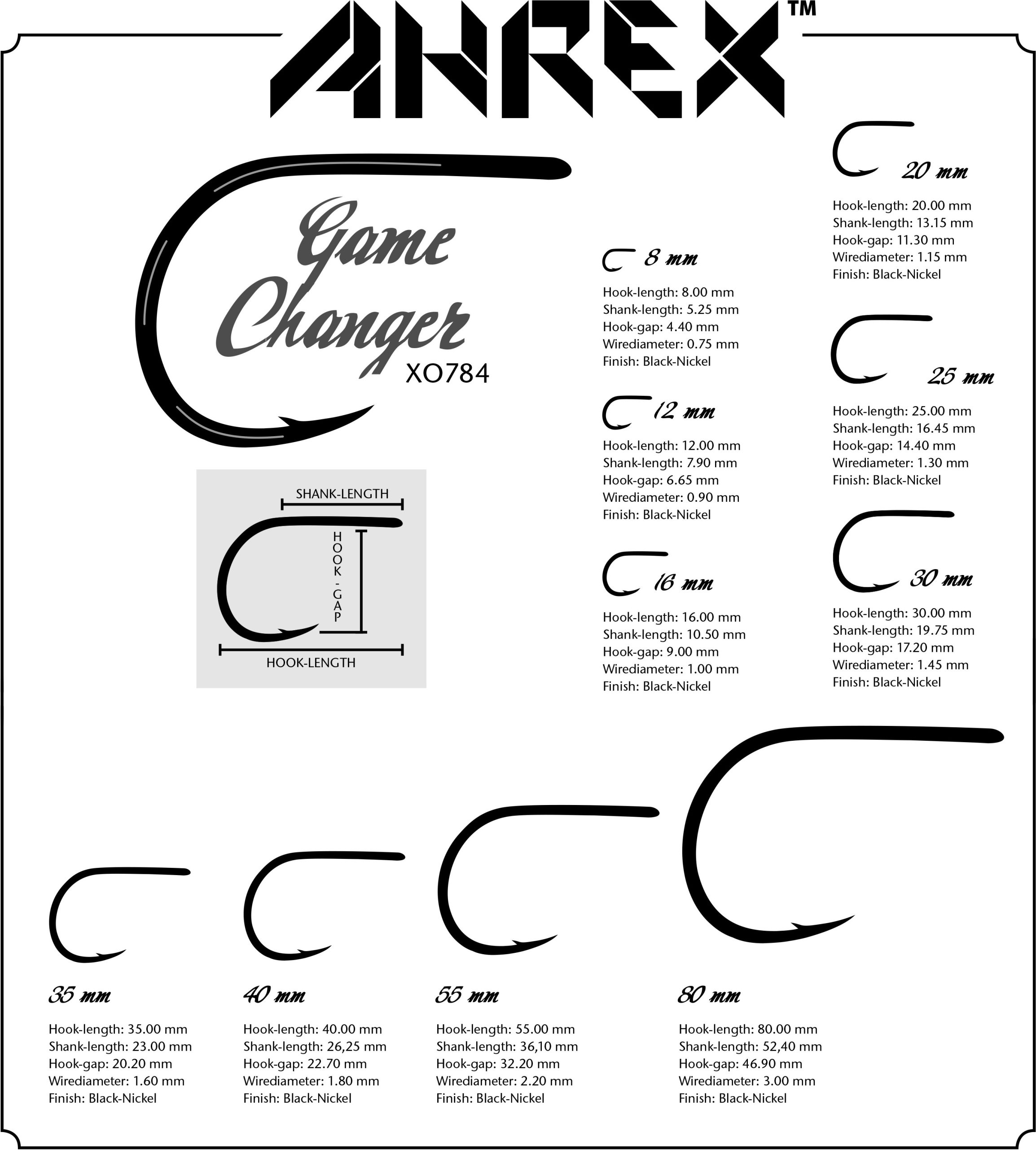 XO 784 – BC GAME CHANGER - Ahrex Hooks